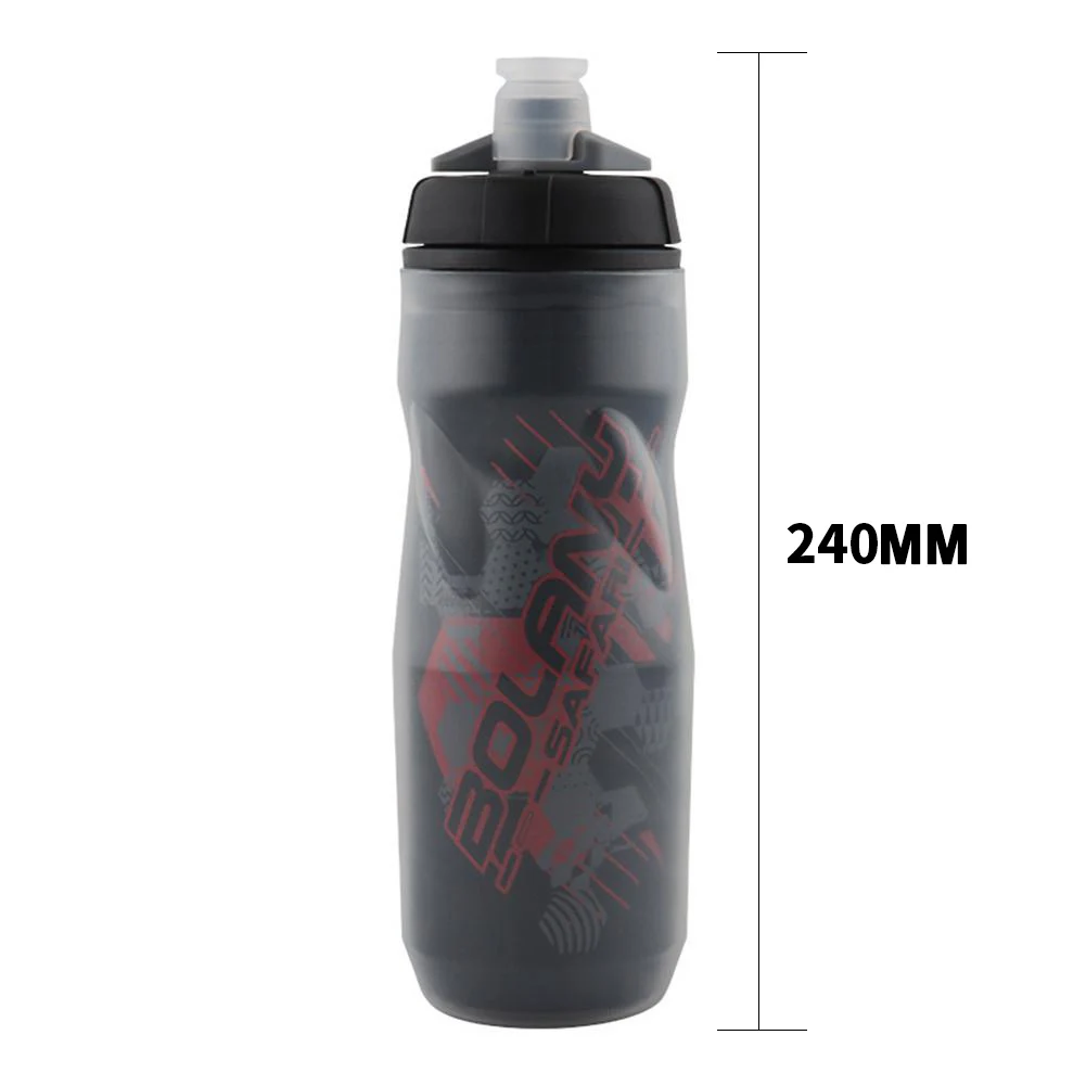 bidon termiczny na rower mieści aż 750 ml gorącego napoju pojemny bidon termiczny chroni napój przed zimnem