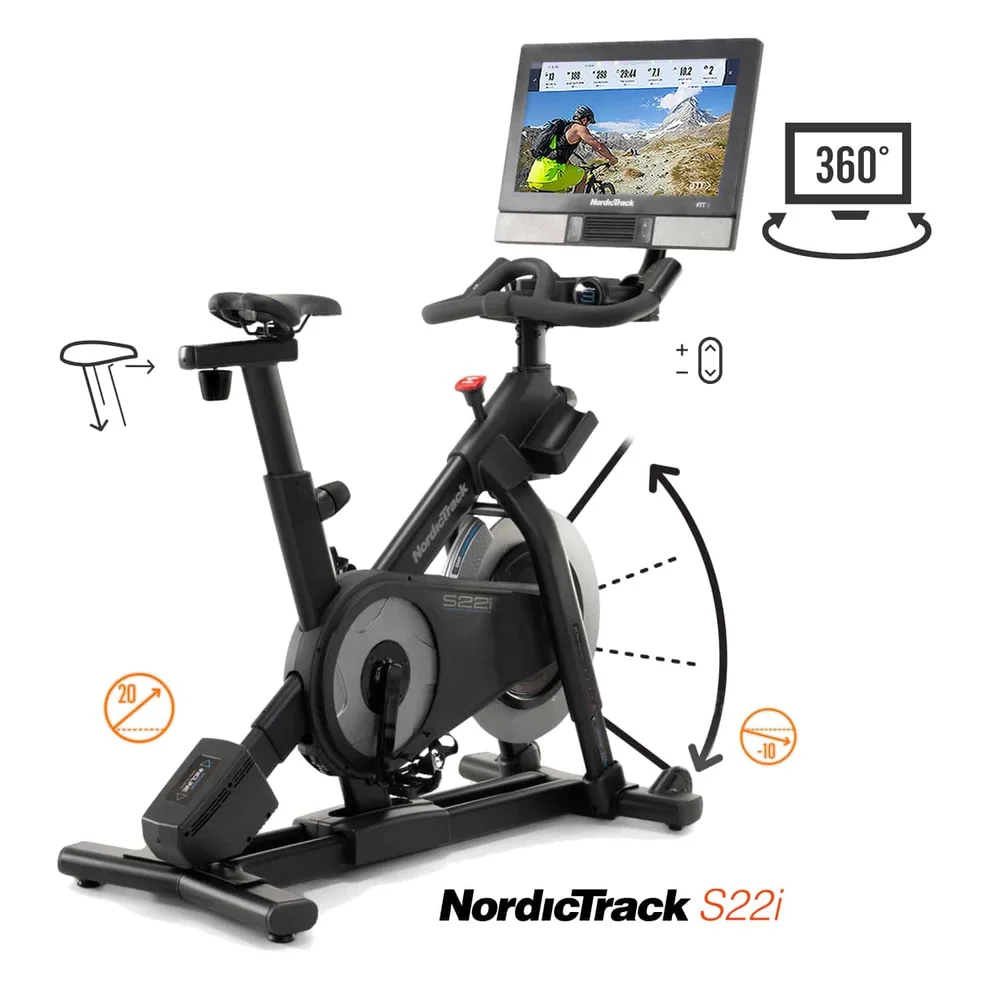 peloton bike oferuje lepszą jakość obrazu niż nordictrack s22i peloton oferuje lepsze treningi ale droższy sprzęt