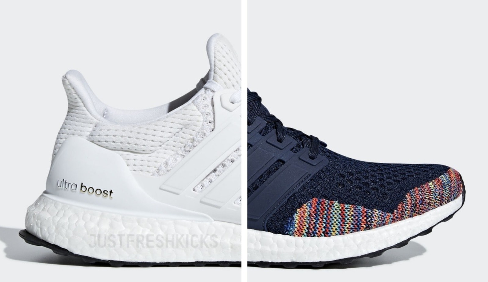 kobieta truchtająca w Adidas Ultraboost po parku o świcie